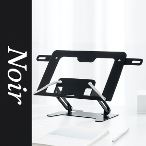Support de lecture multifonction noir, extensible et réglable, en acier au carbone, idéal pour la lecture, les téléphones portables, les ordinateurs portables