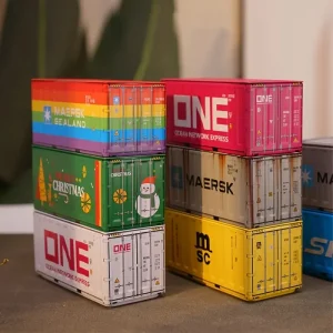 Boîte de rangement compacte en fer - Organiseur de bureau créatif,